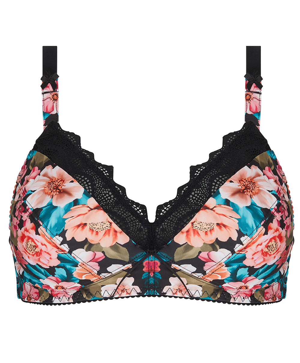 Soutien-gorge sans armatures grande taille Antigel de Lise Charmel Parfum de Kerala bain de fleurs FCJ6554-BF