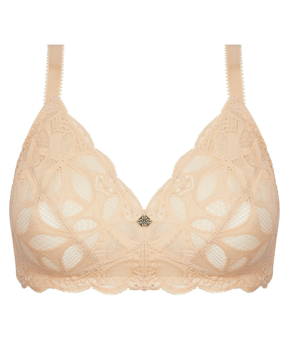 Soutien-gorge sans armatures grande taille Antigel de Lise Charmel Stricto Sensuelle pêche FCH6517-SP 100
