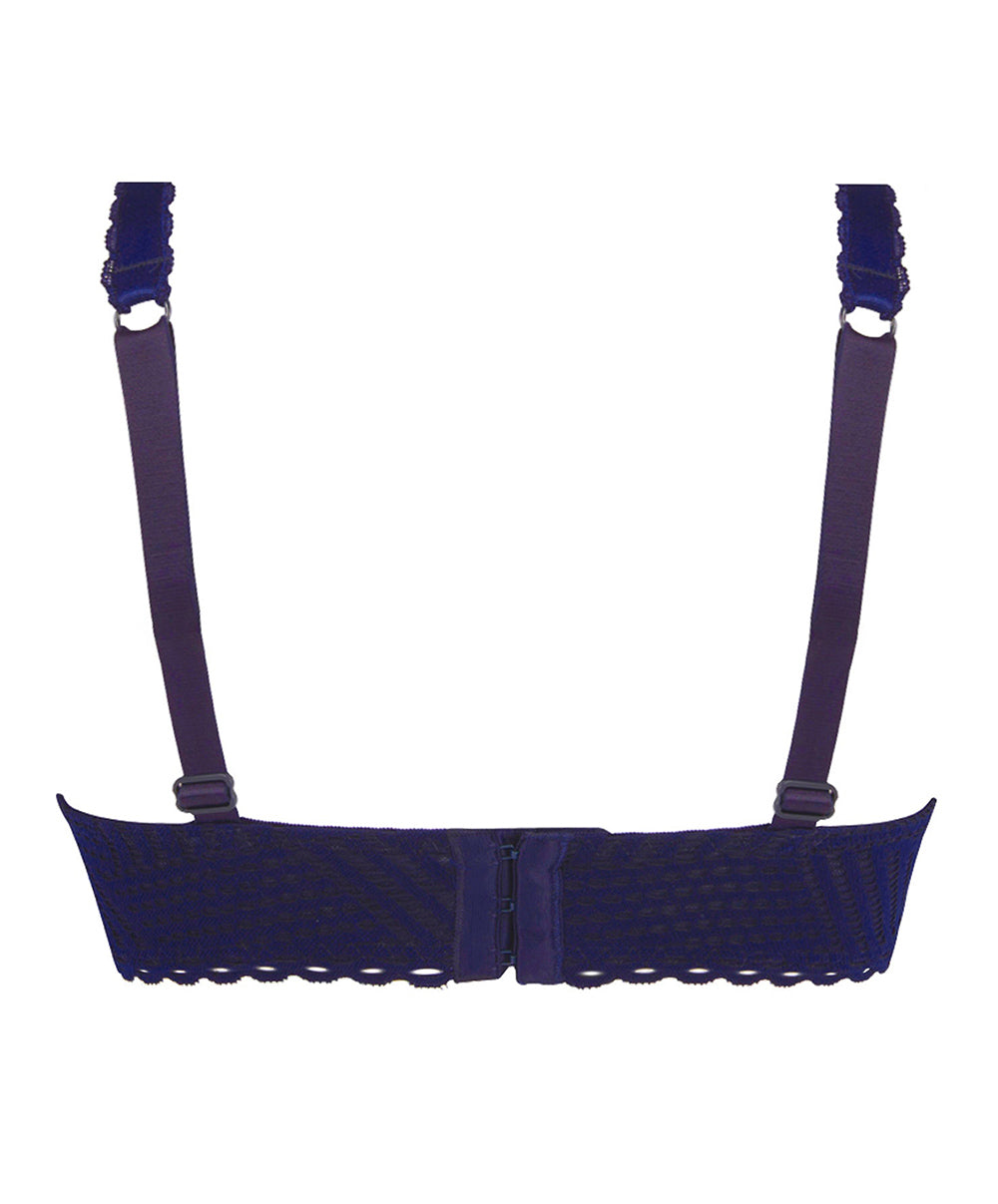 Soutien-gorge sans armatures grande taille Antigel de Lise Charmel Tressage Graphic marine FCC6537-TM 101