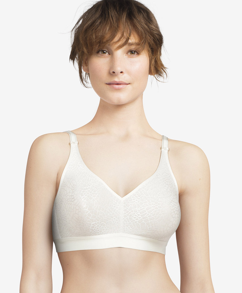 Soutien-gorge sans armatures grande taille Chantelle C Magnifique ivoire C18920-035