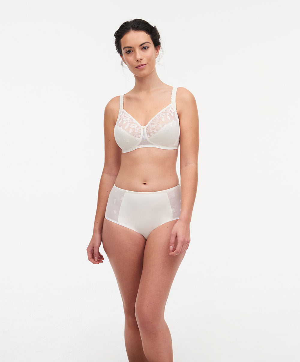 Soutien-gorge sans armatures Chantelle Bold Curve ivoire multicolore C13M20-0EN