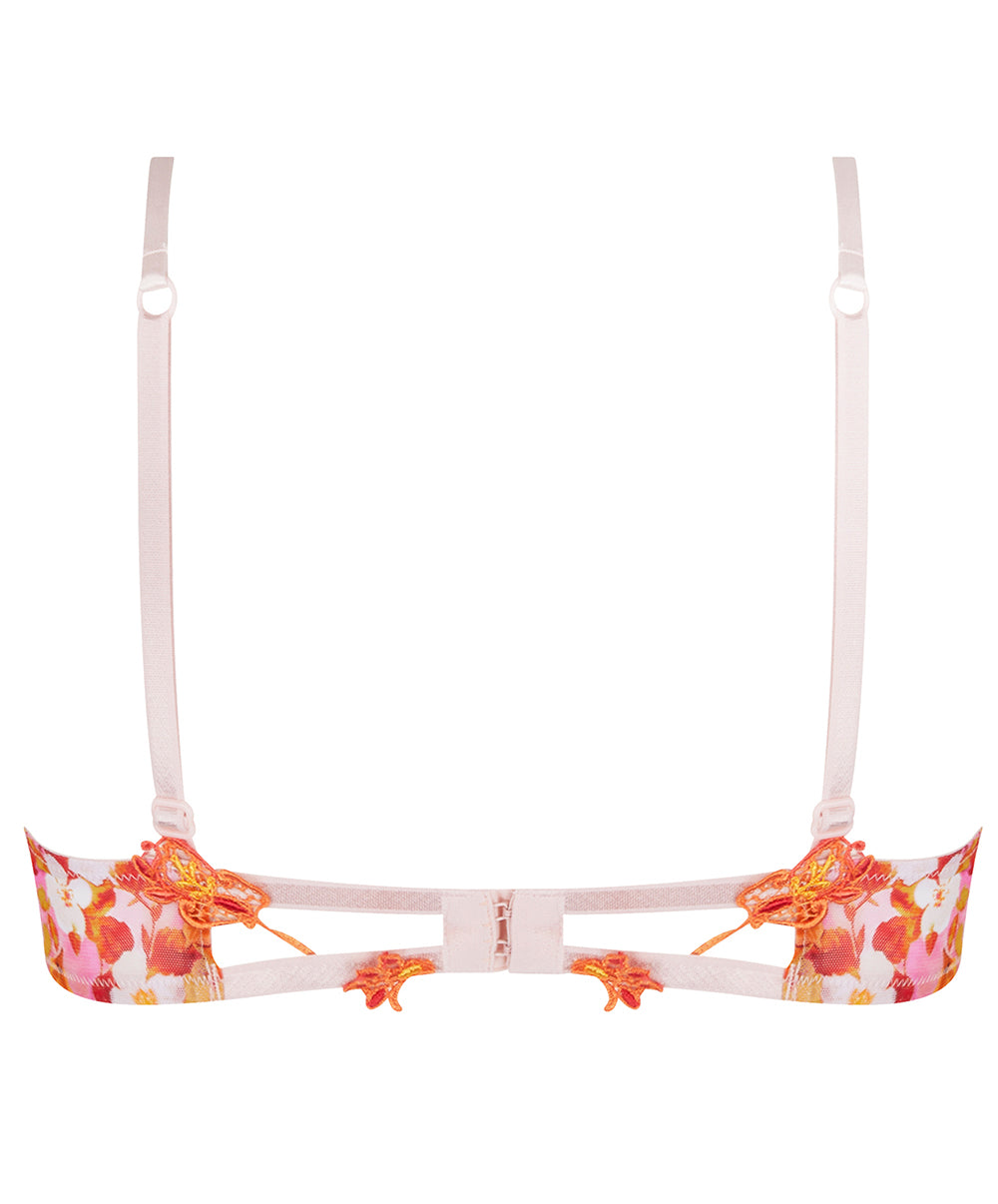 Soutien-gorge sans armatures triangle Lise Charmel Jardins de Lumière bouquet multicolore ACH6549-BL