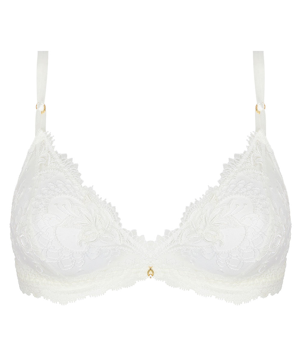 Soutien-gorge sans armatures triangle Lise Charmel Princesse Iris écru nacre ACH6581-EN 11