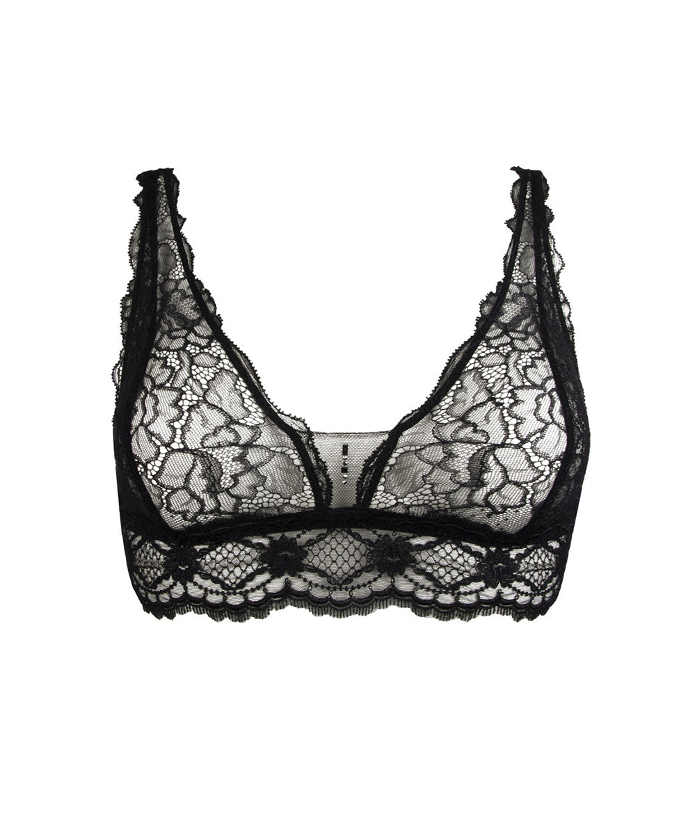 Soutien-gorge sans armatures triangle Lise Charmel Sublime en Dentelle noir ACH6513-NO