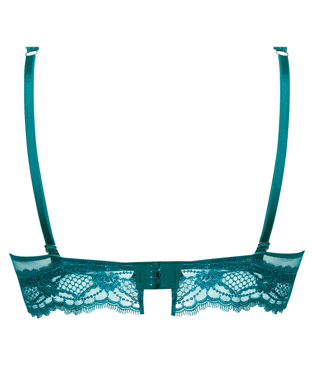 Soutien-gorge sans armatures triangle Lise Charmel Sublime en Dentelle vert princesse ACH6513-VP