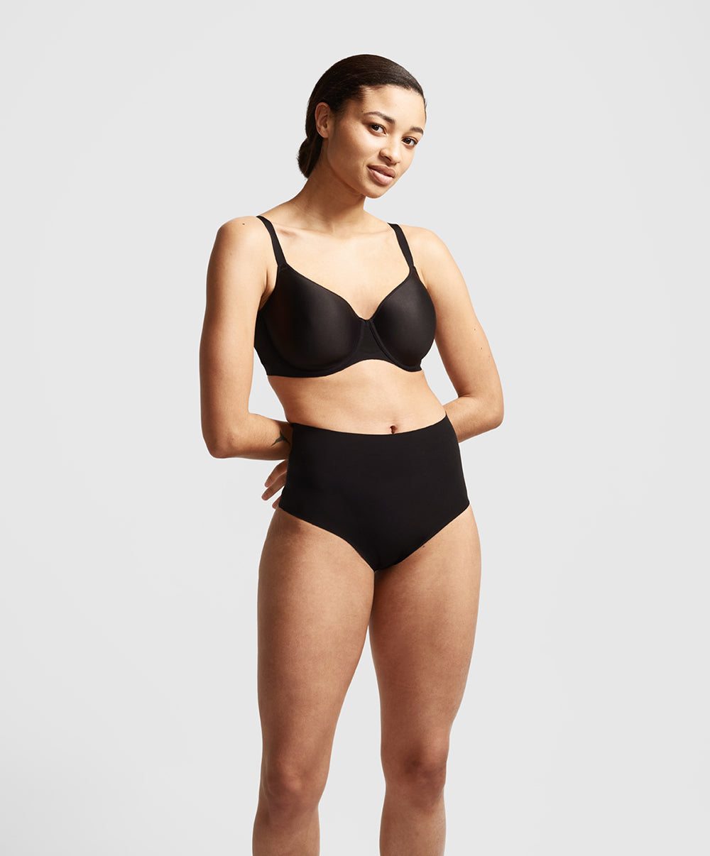 Soutien-gorge coque enveloppant spacer Pure light Noir Chantelle C10M70-011