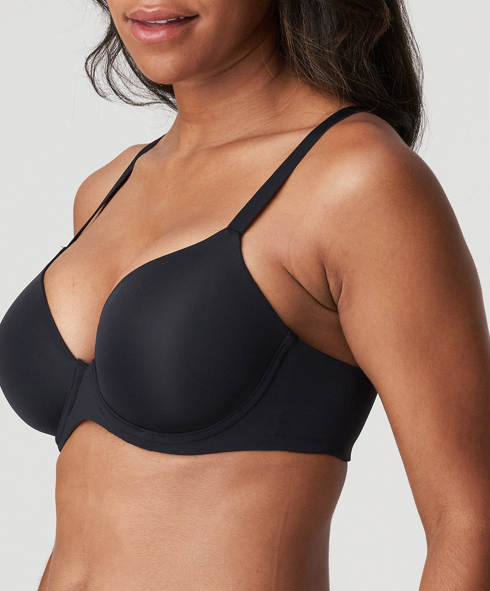 Soutien-gorge spacer plongeant lisse invisible à armatures PrimaDonna Figuras charbon 0163256-CHB