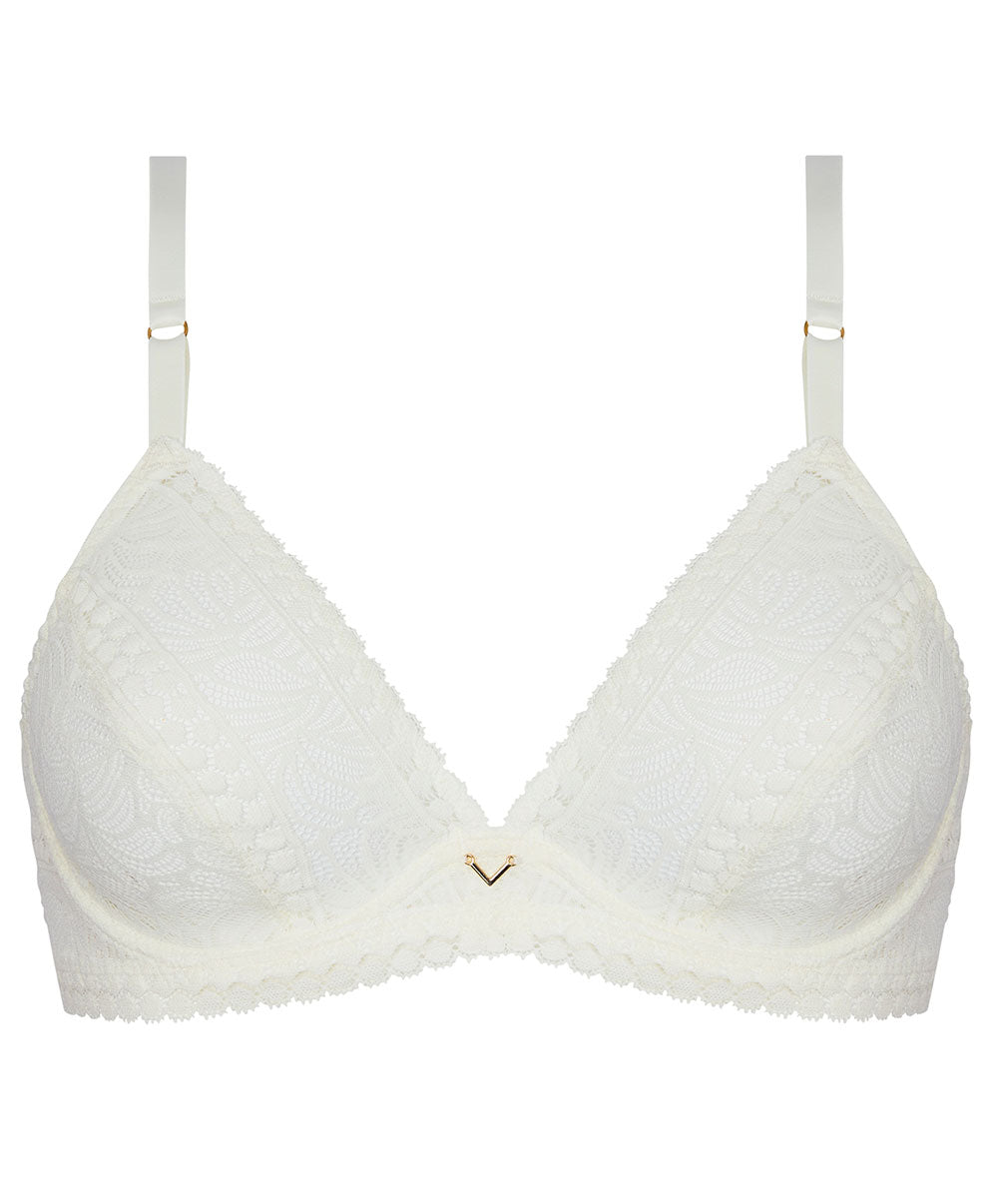 Soutien-gorge triangle armature Antigel de Lise Charmel Atelier Séduction écru nacre ECH6357-EN 100