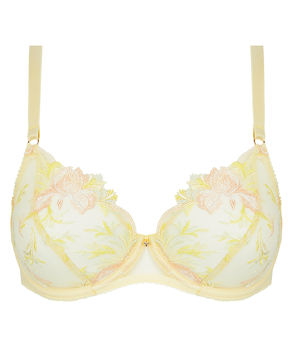 Soutien-gorge triangle armatures couvrant Lise Charmel Frisson d'Or jaune BCH6761-OR