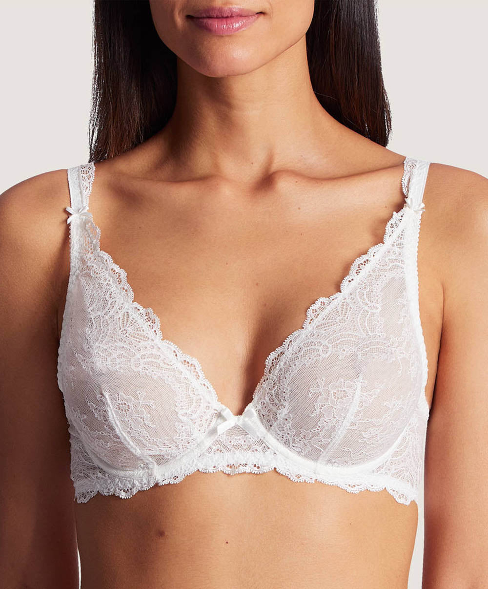 Soutien-gorge triangle plongeant Danse des sens Opale Aubade OG12-OPALE