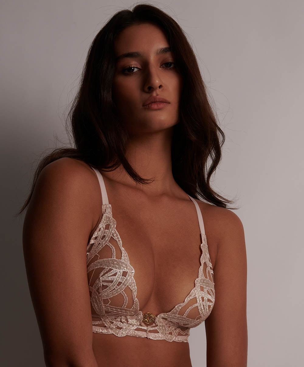 Soutien-gorge triangle sans armatures My desire x ELIE SAAB Love affair Aubade 1C10-LOVA