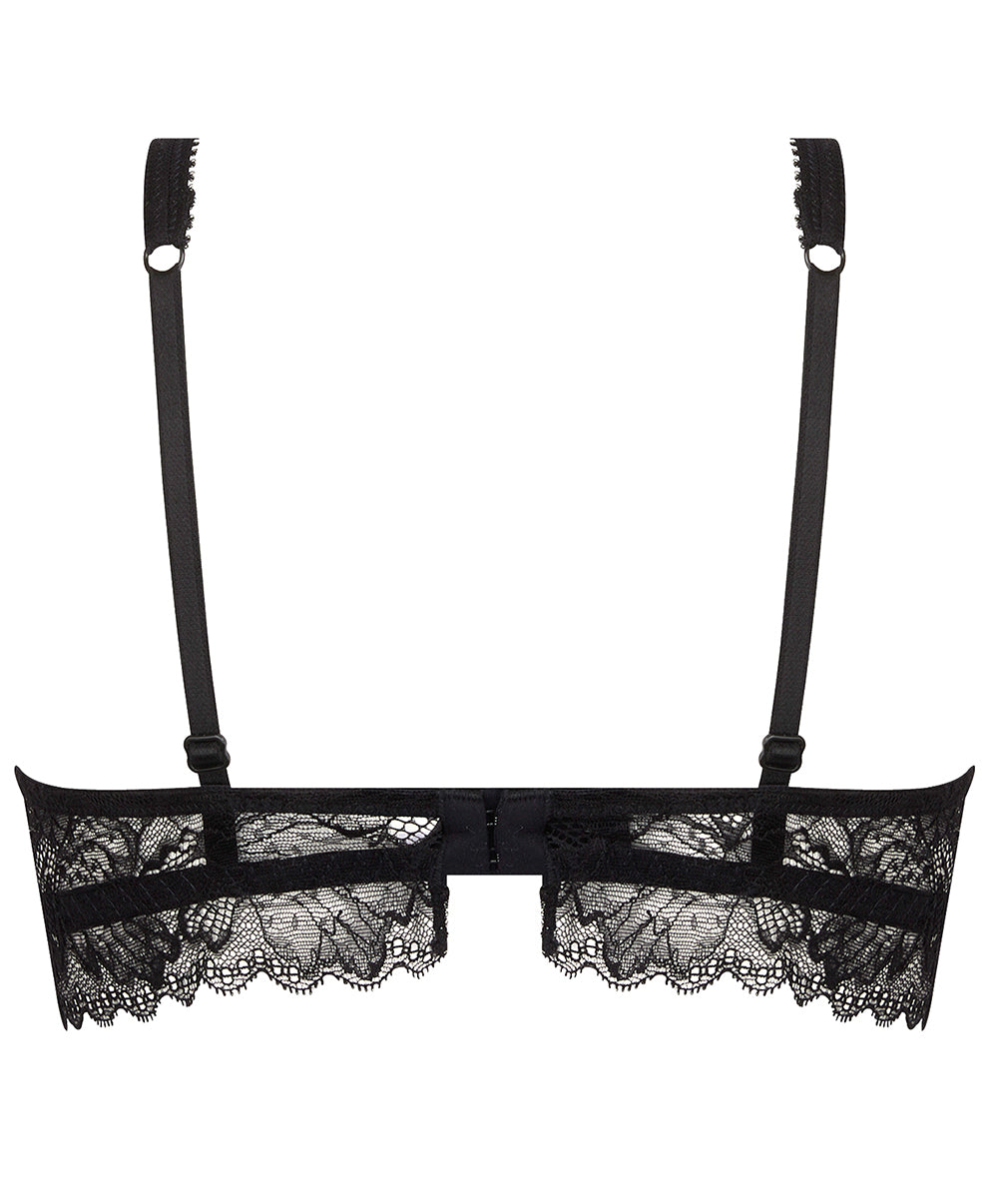 Soutien-gorge triangle sexy "Glamour" Lise Charmel Floraison Passion safran rose ACH7486-SR