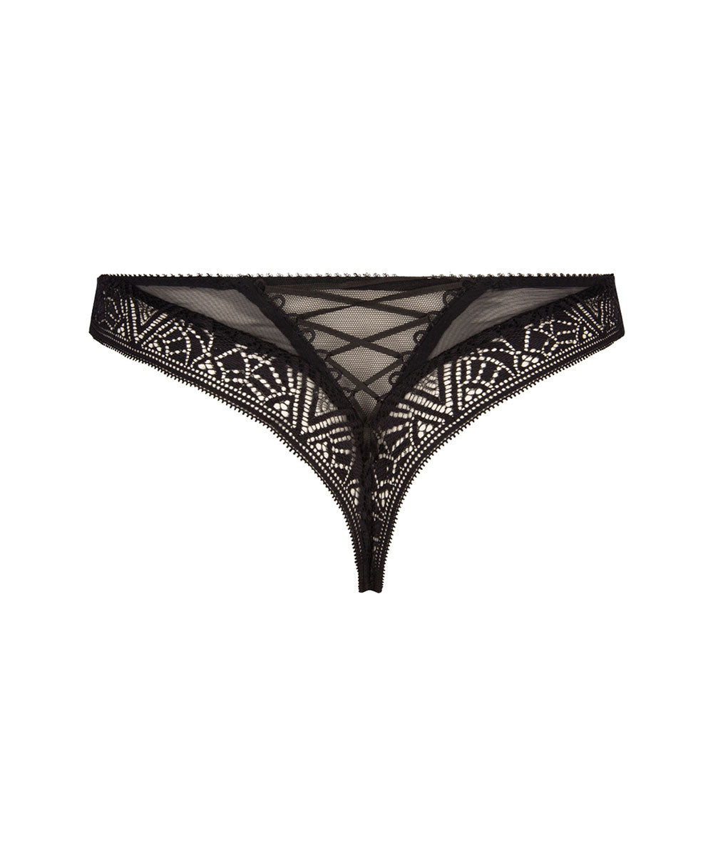 String Antigel de Lise Charmel Deco Folies noir ECH0047-NO
