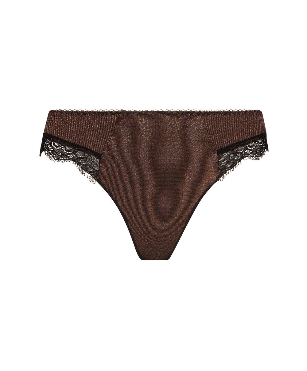 String Antigel de Lise Charmel Disco Dentelle cuivre ECH0046-CD