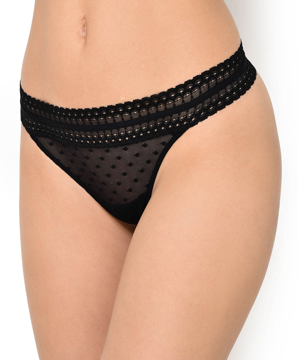 String Antigel de Lise Charmel Intermède Sexy noir ECG0082-NO