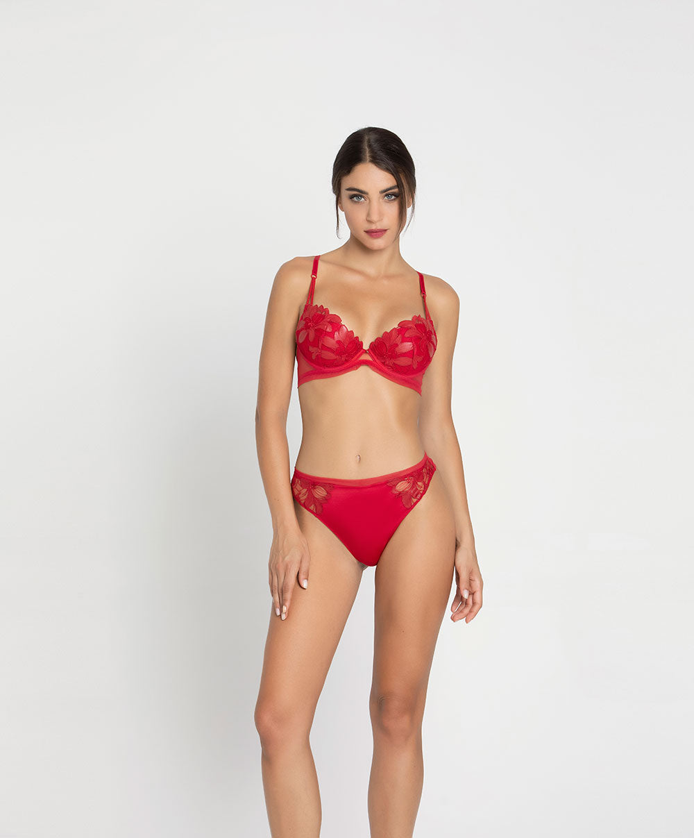 String Lise Charmel Glamour Couture rouge ACH0007-GD