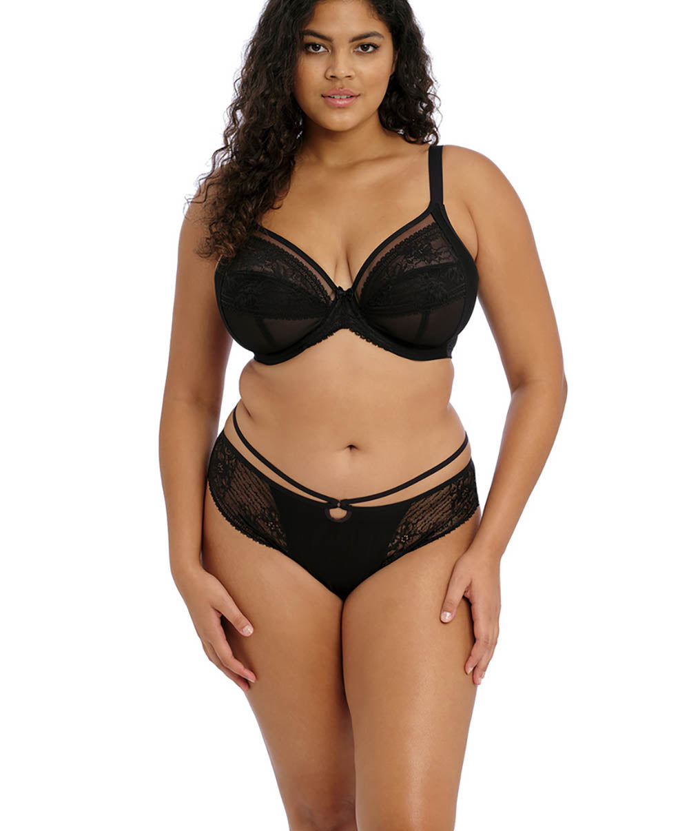 String grande taille Elomi Kandra Noir EL301670-BLK