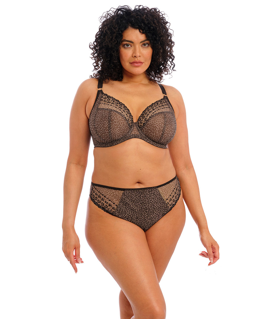 String grande taille Elomi Matilda leopard EL8907-LED
