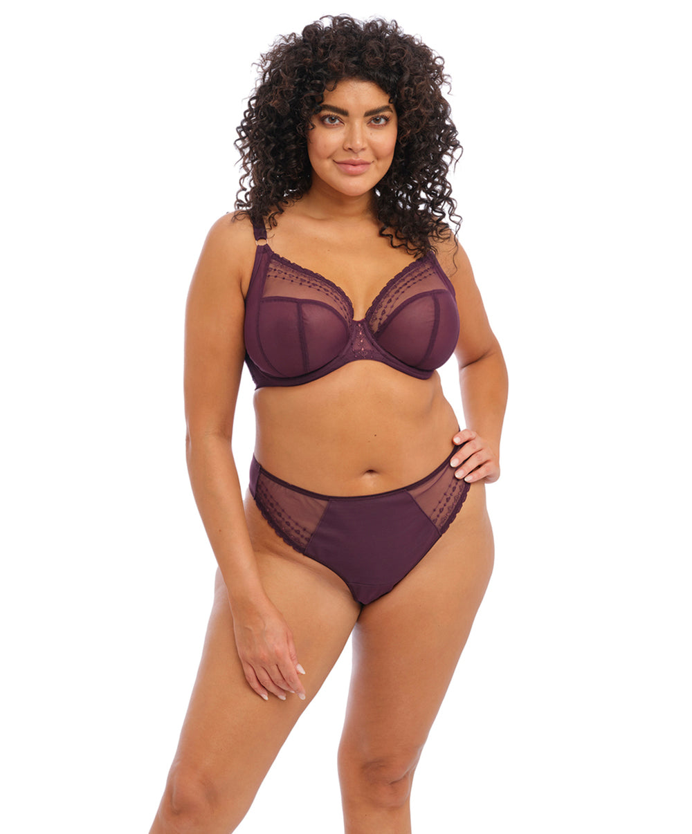 String grande taille Elomi Matilda wine diamond EL8907-WID