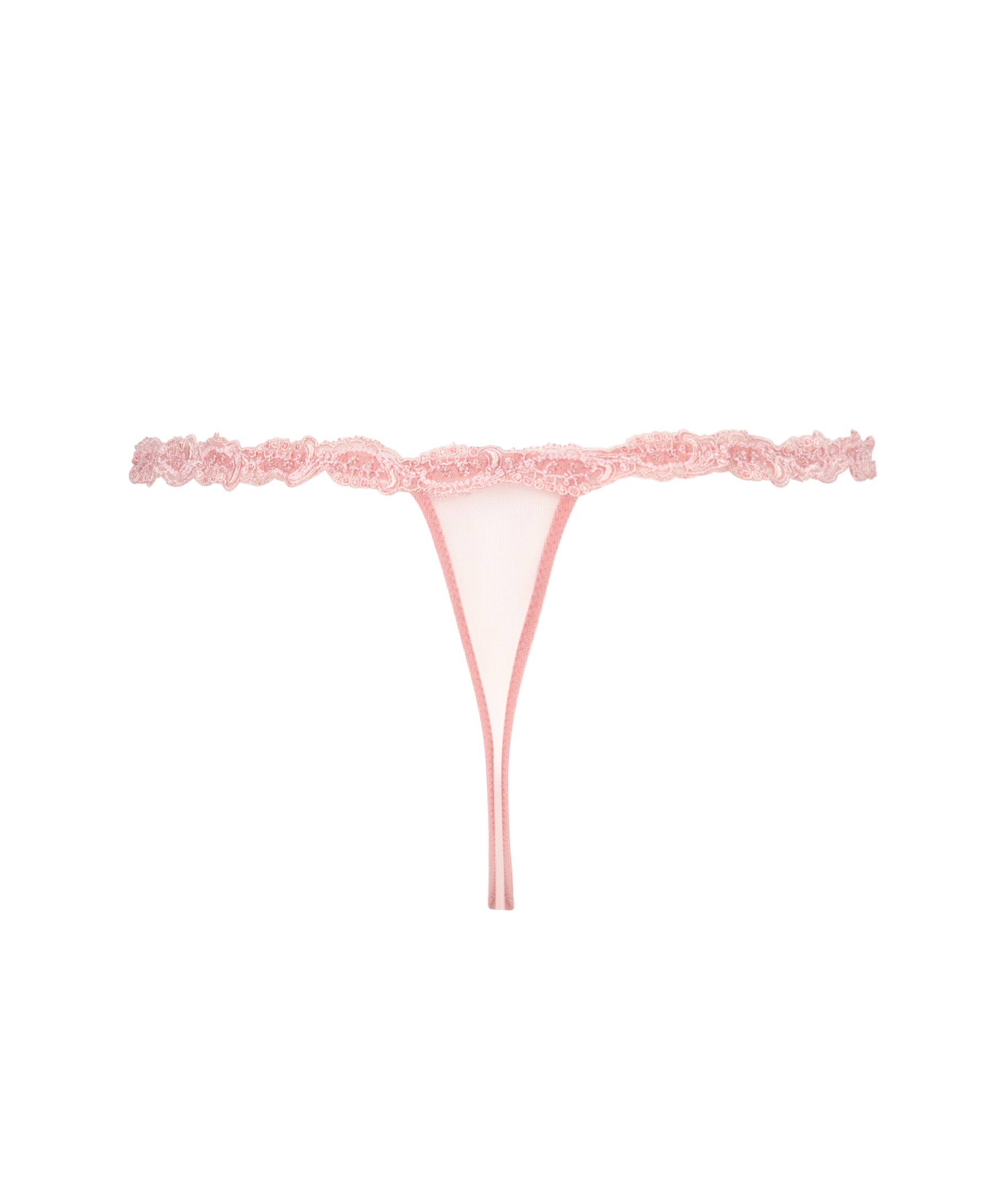 String sexy en soie Lise Charmel Splendeur soie rose vintage ACC0580-SU