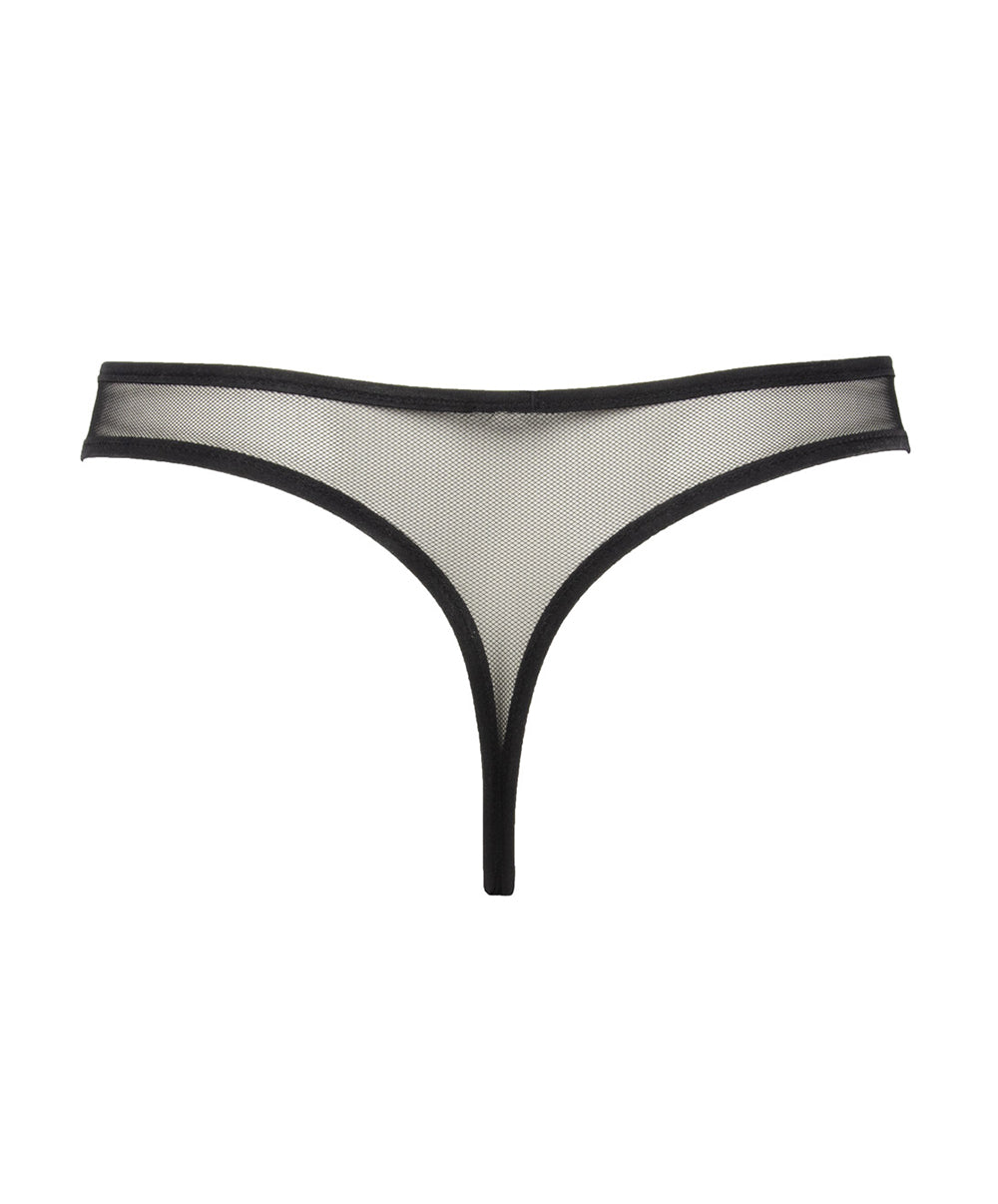 String tanga Antigel de Lise Charmel Soir Adrénaline noir ECG0095-NO