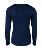 T-shirt manches longues col V Antigel de Lise Charmel Simply Perfect bleu marine ENA2006-BM