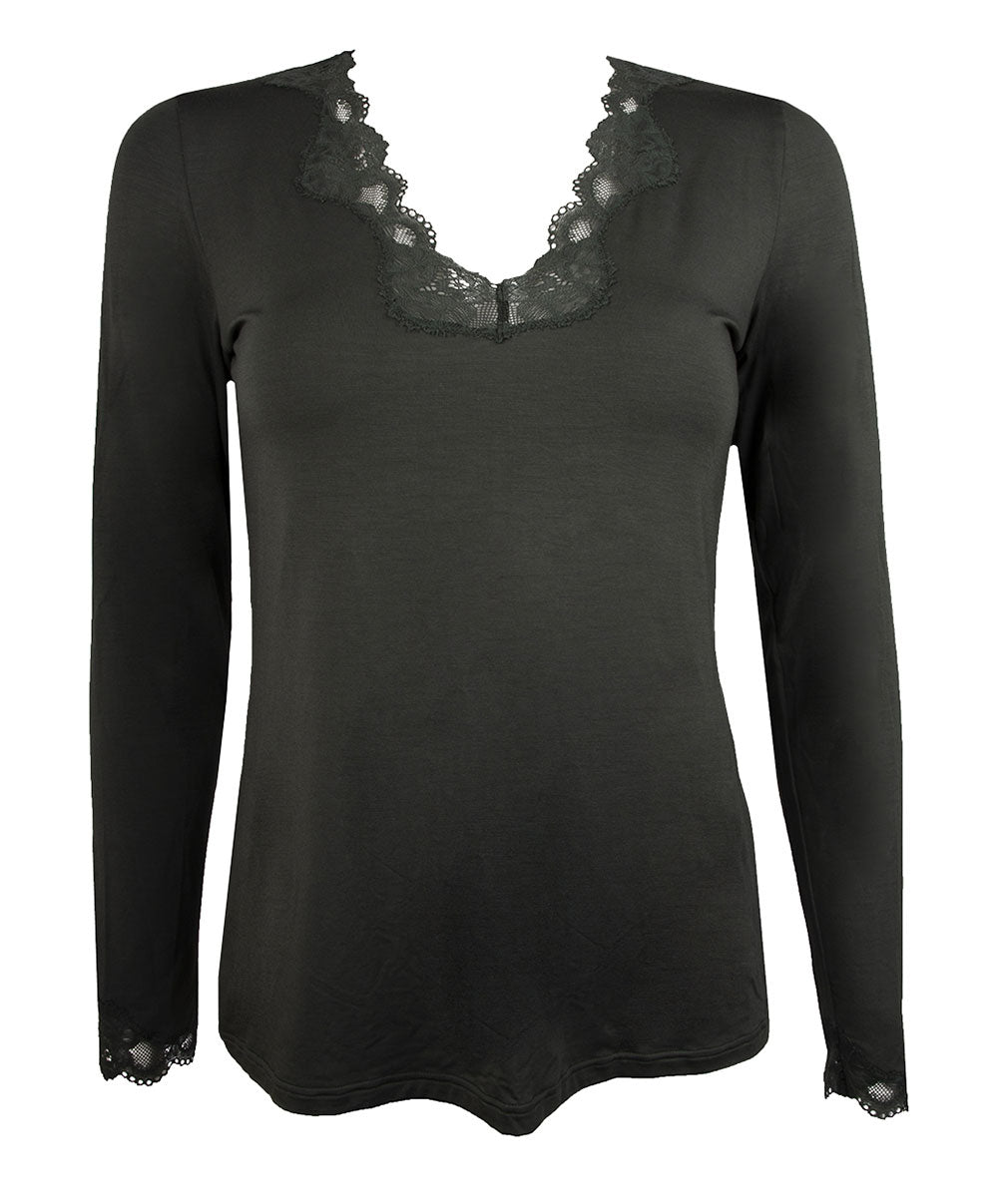 T-shirt manches longues col V Antigel de Lise Charmel Simply Perfect éclat aventure ENA2006-EA