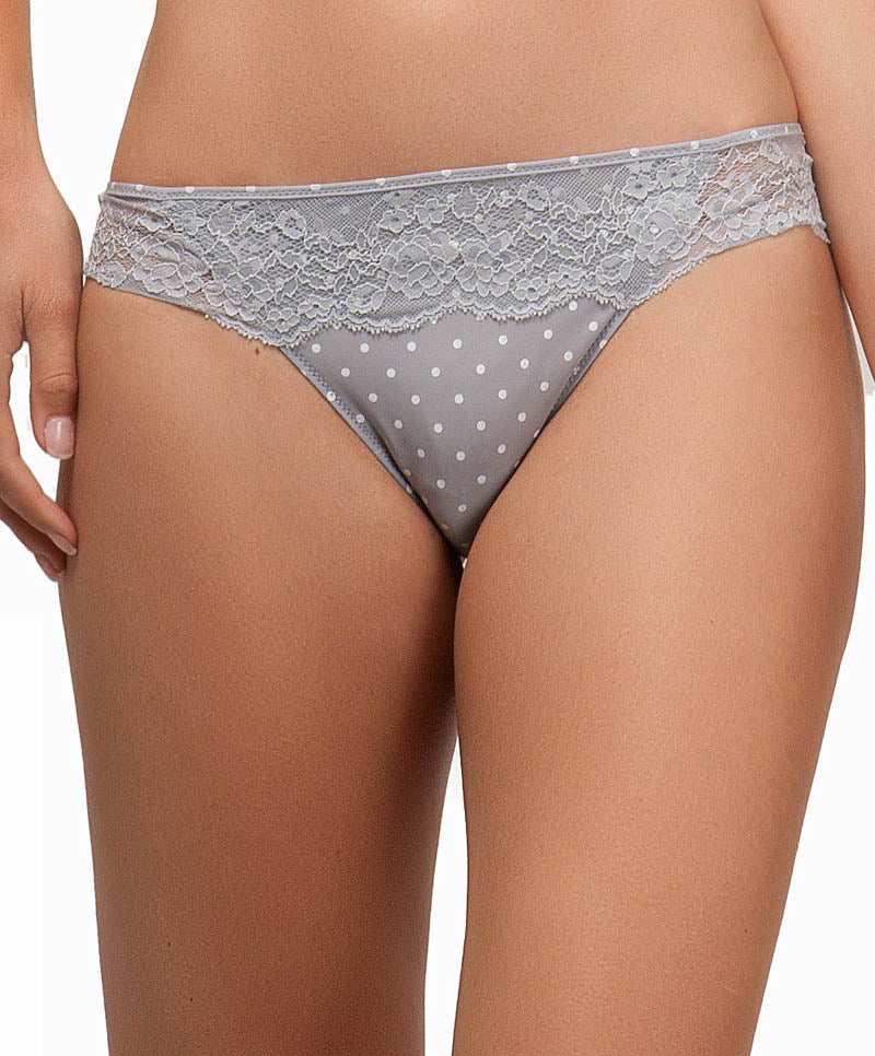 Tanga Jetee de perles Antinea de Lise Charmel Grey perle