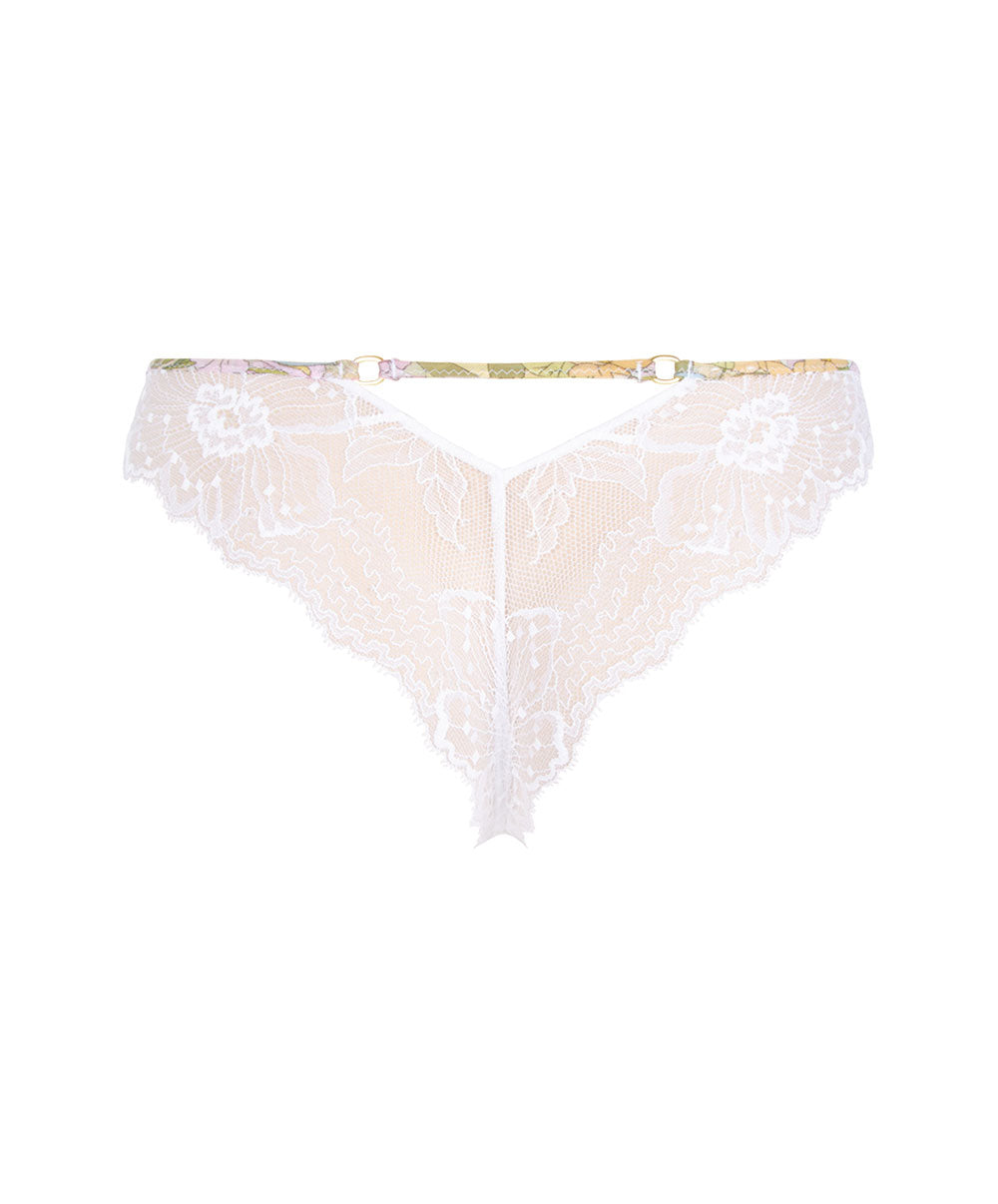 Tanga à fleurs Lise Charmel Féérie Florale pastel floral ACH0025-PF