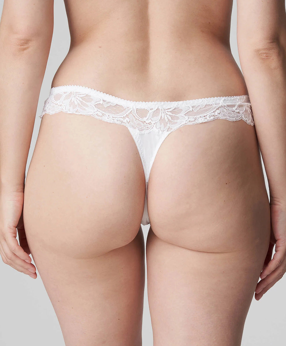 Tanga dentelle PrimaDonna Madison blanc 0662125-WIT