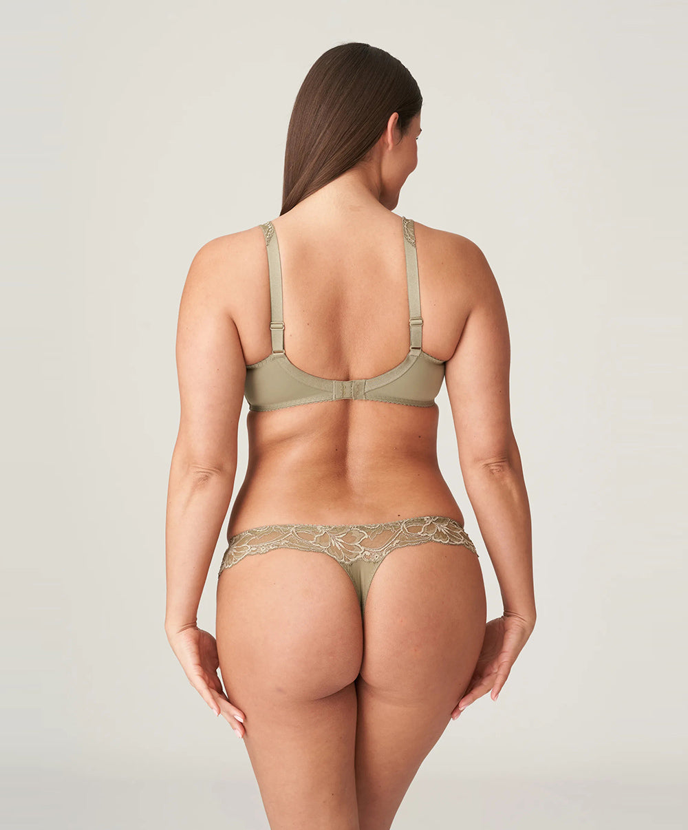Tanga dentelle PrimaDonna Madison golden olive 0662125-GOO