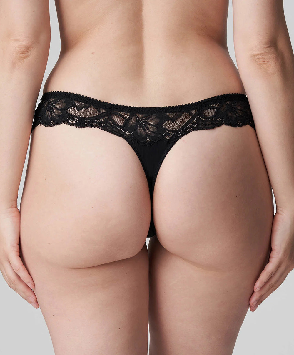 Tanga dentelle PrimaDonna Madison noir 0662125-ZWA