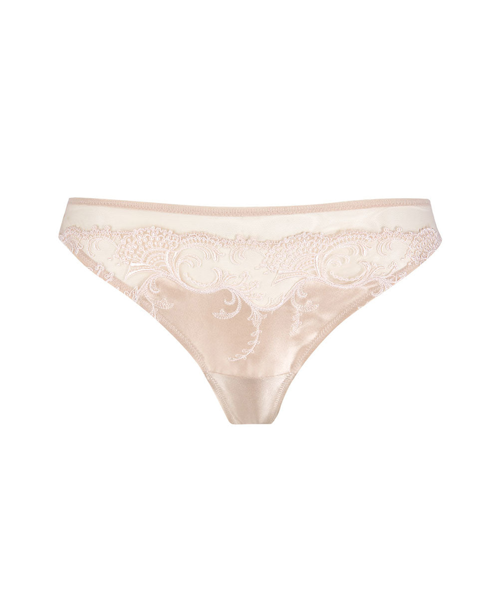 Tanga en soie Lise Charmel Splendeur soie aurore ACC0080-SR