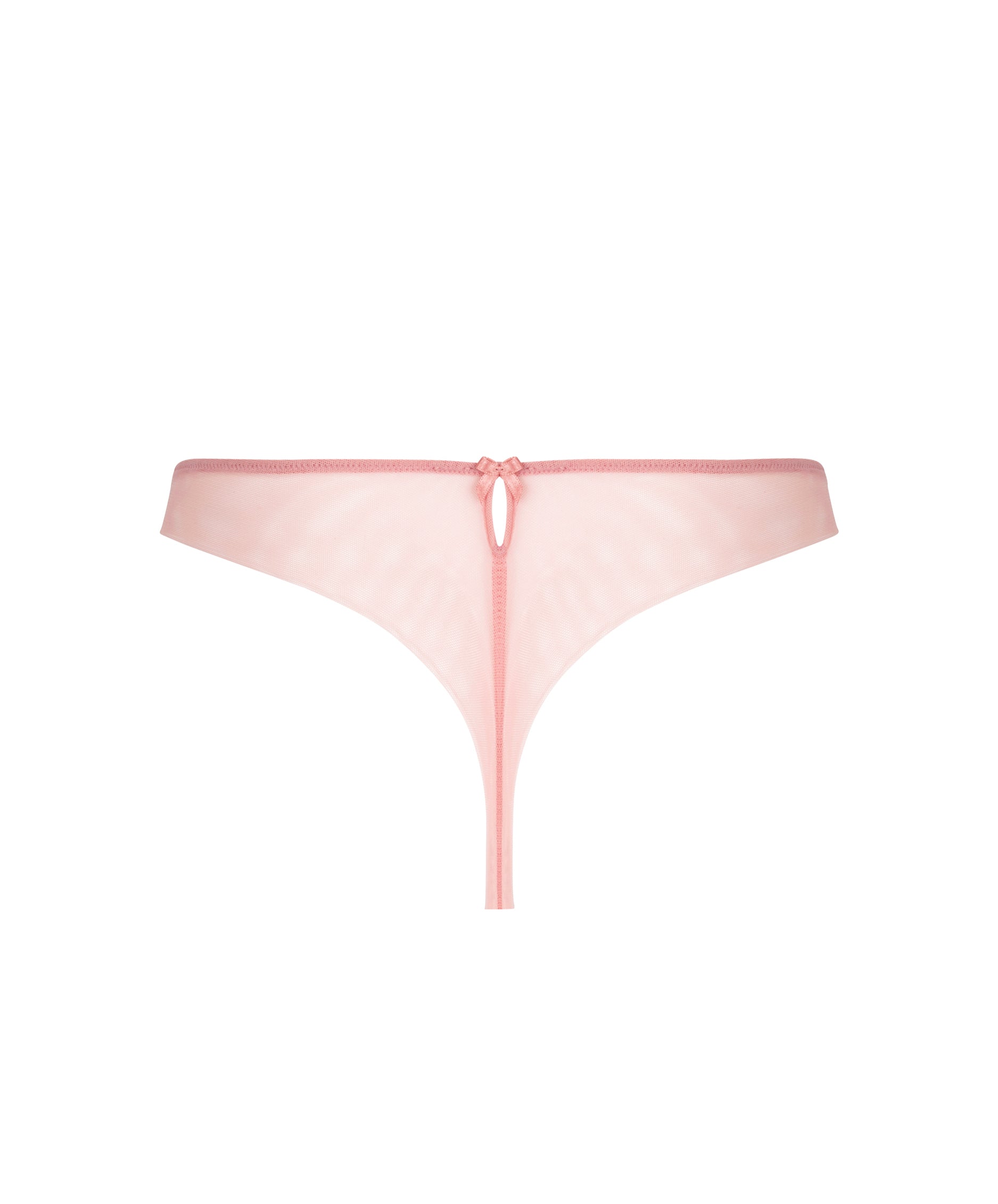 Tanga en soie Lise Charmel Splendeur soie rose vintage ACC0080-SU