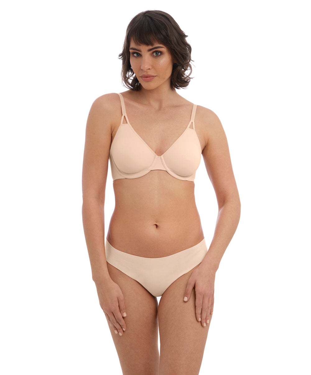 Tanga invisible Wacoal Accord frappe nude WE600470-FRP