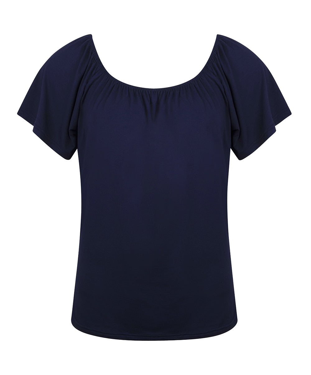 Top manches courtes La Chiquissima marine Antigel Bain ESB3814-MM 1