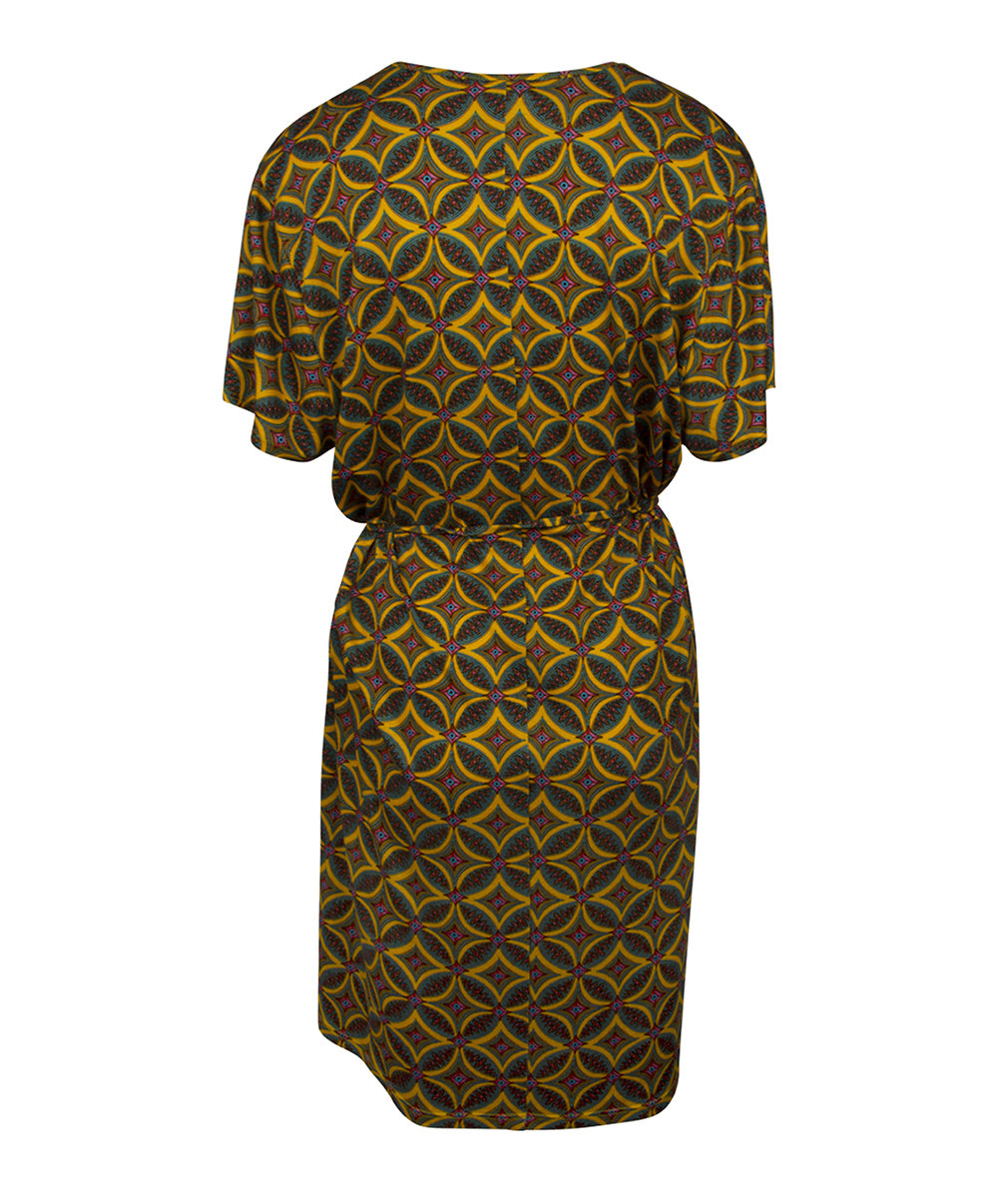 Tunique de plage La Muse Africa jaune Antigel Bain ESB4456-JA