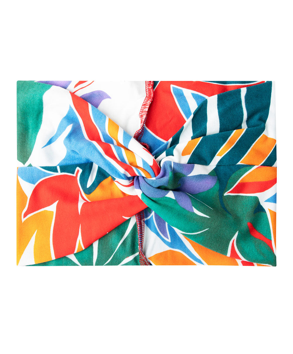 Turban La Flaneuse papiers découpés multicolore Antigel Bain ESB9767-PD