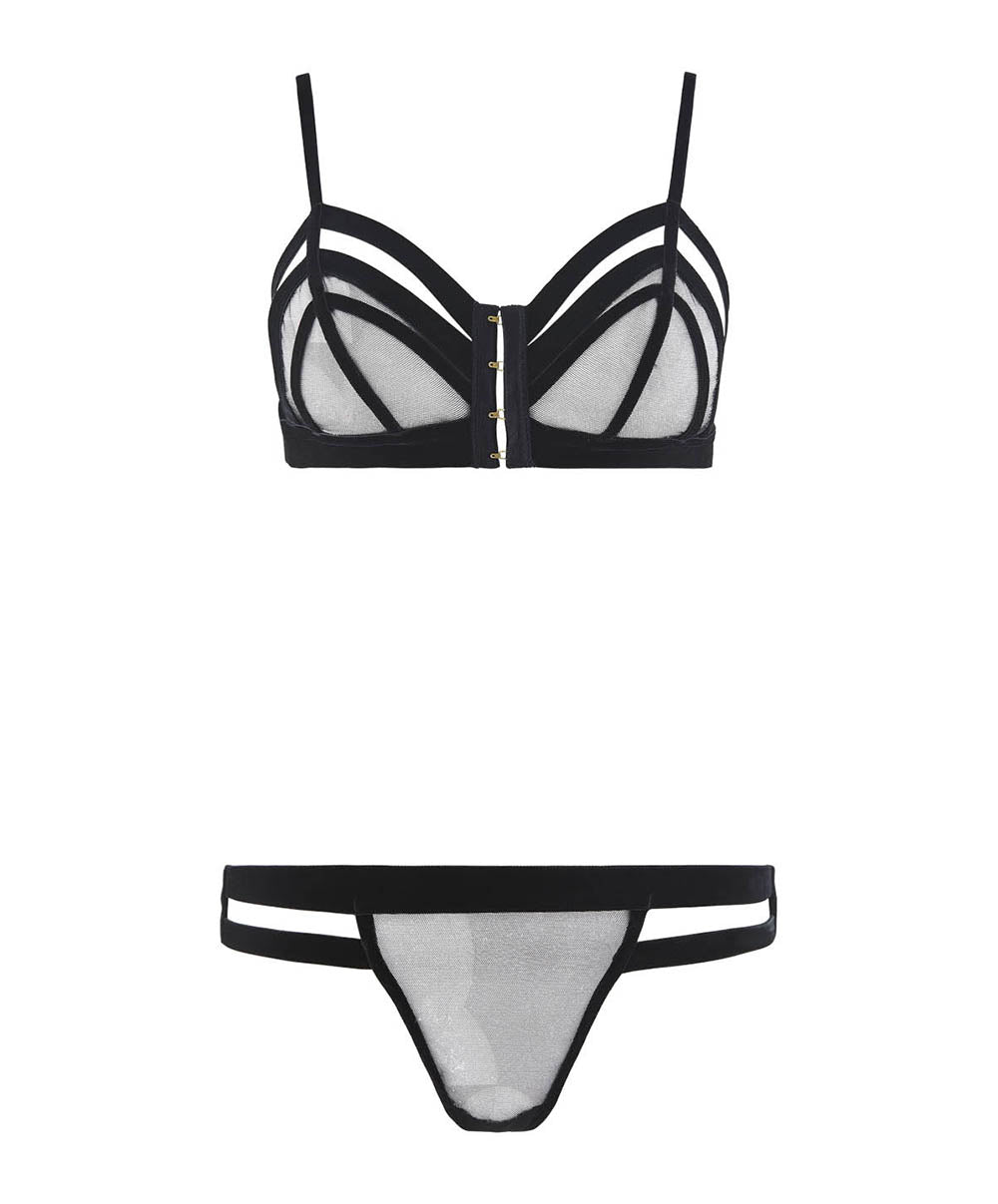 Boite à désir Ensemble lien de velours Aubade P080-O