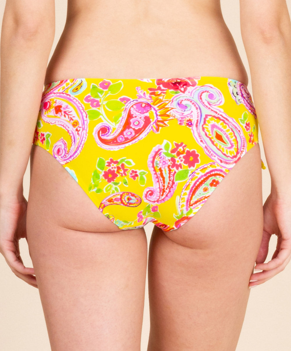 Culotte de bain à coulisses La Holi Antigel jaune Antigel Bain FBB0634-JH