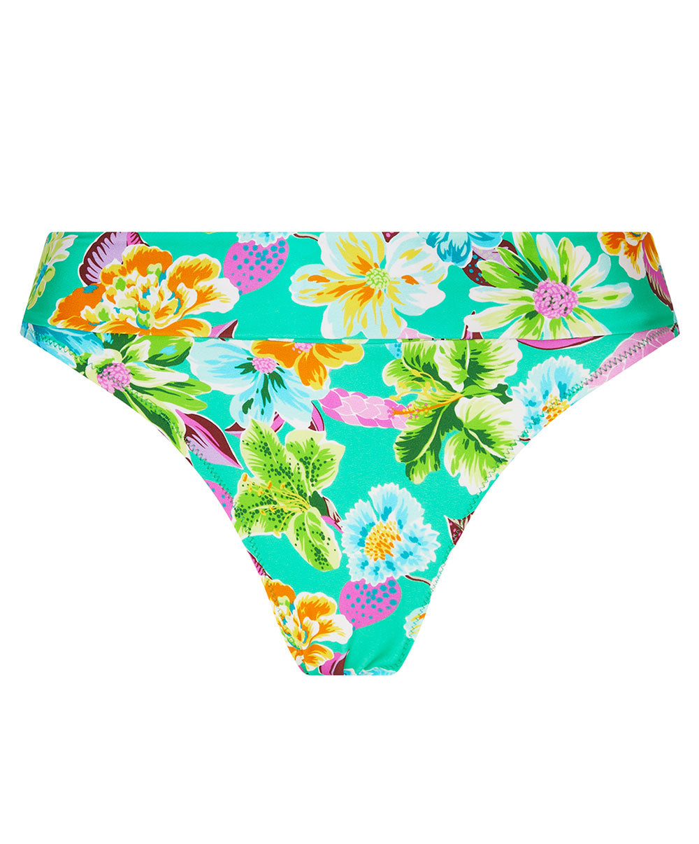 Culotte de bain taille ajustable La Feminissima vert émeraude Antigel Bain FBB0370-VE