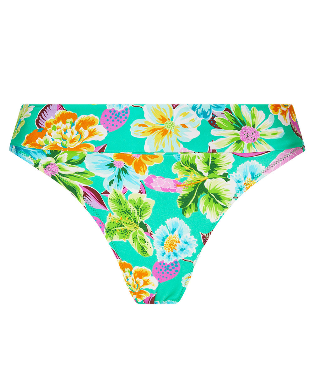 Culotte de bain taille ajustable La Feminissima vert émeraude Antigel Bain FBB0370-VE