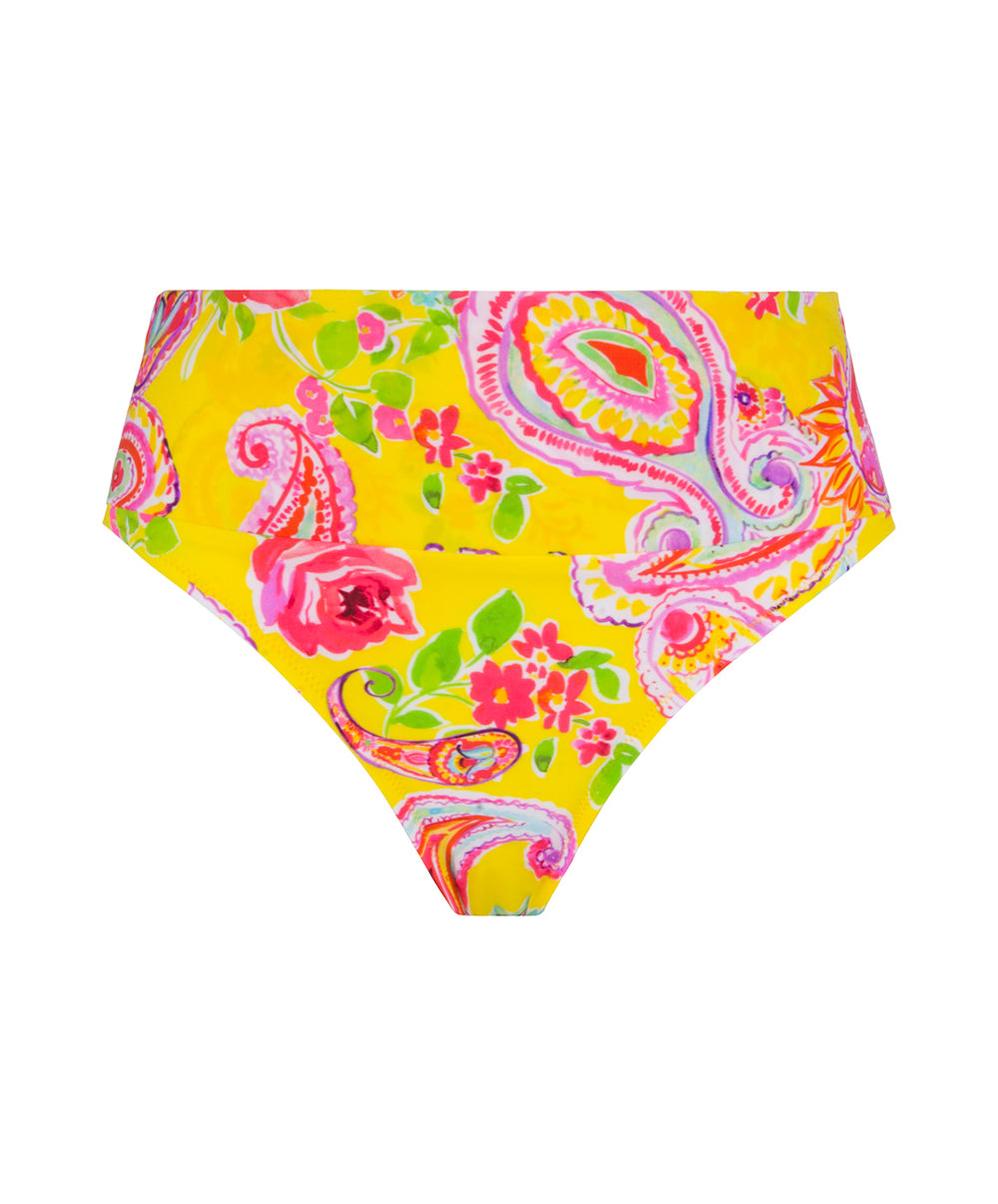 Culotte de bain taille ajustable La Holi Antigel jaune Antigel Bain FBB0334-JH