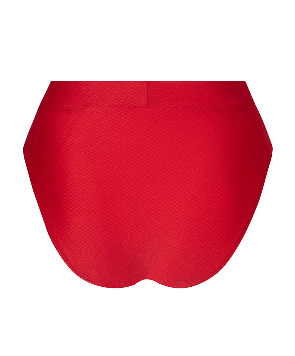 Culotte de bain rétro taille haute La Vogueuse corail vogue Antigel Bain EBB1107-CV 2
