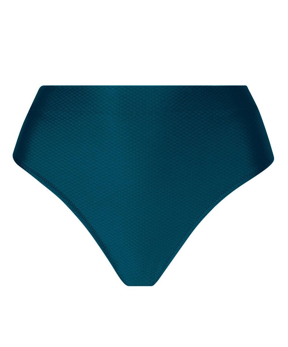 Culotte de bain rétro taille haute La Vogueuse vert vogue Antigel Bain EBB1107-VV 3