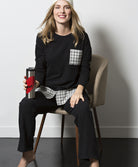 ensemble d'interieur arizona 4 lingerie de nuit Canat noir