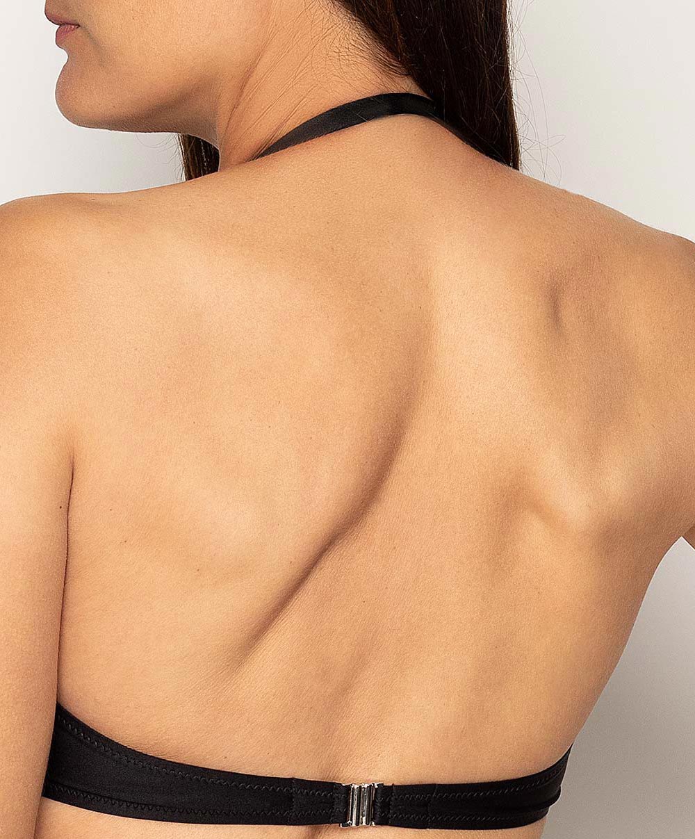 Maillot de bain bandeau coque La La Antigel noir Antigel Bain EBA7172-NO