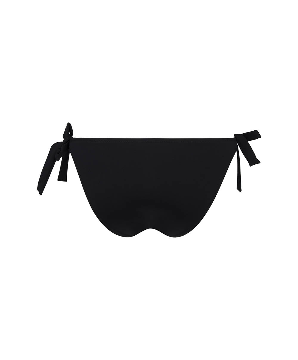 Bas de maillot de bain bikini à nouettes La rebelle chic Python or Antigel Bain EBB0125-PO