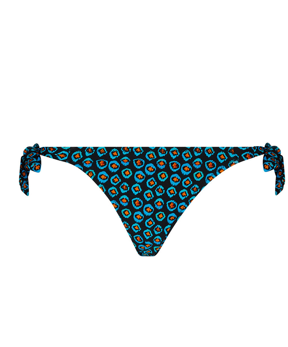 Maillot de bain slip à laçets bikini La Vagabonde pois soleil Antigel Bain EBB0187-PS