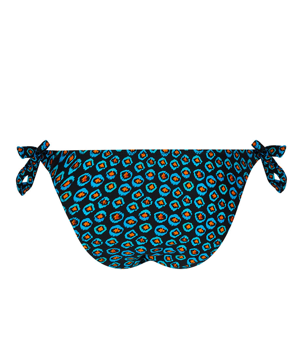 Maillot de bain slip à laçets bikini La Vagabonde pois soleil Antigel Bain EBB0187-PS